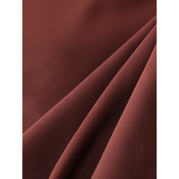 Cider Romper with Lace Up Back in Brown Orange Women's Size L - Picture 4 of 9